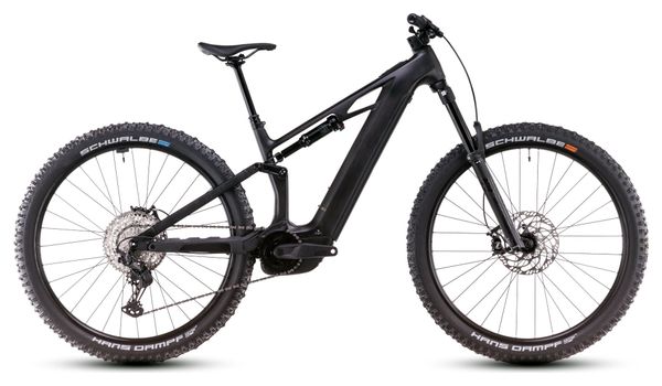 Cube Stereo Hybrid One44 HPC Race 800 Electric Full Suspension MTB Shimano Deore XT 12S 800 Wh 29 Blackline Black 2025 Alltricks