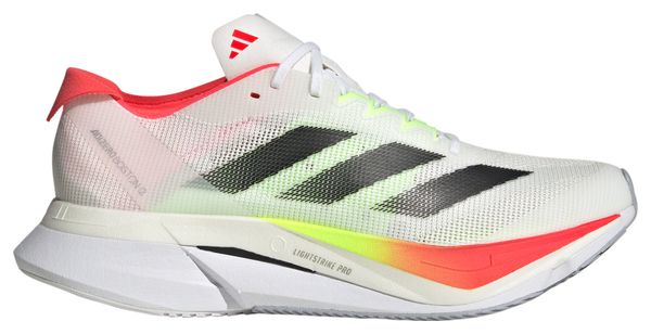 Chaussures adidas adizero Boston 12 Blanc Noir Rouge Femme