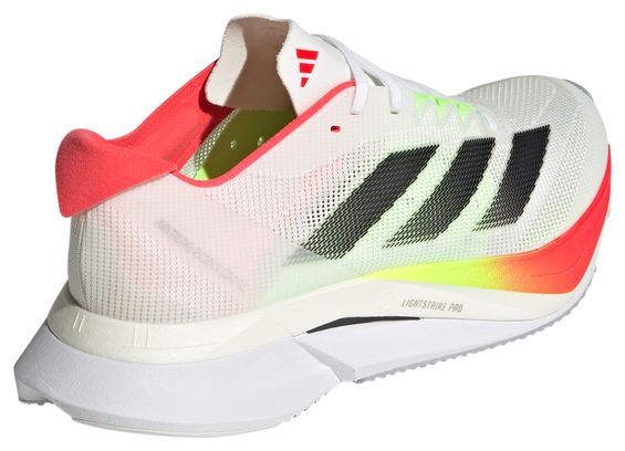 Chaussures adidas adizero Boston 12 Blanc Noir Rouge Femme