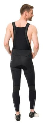 Men's Vaude Kuro Warm Black Bib shorts