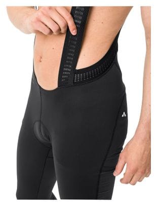 Men's Vaude Kuro Warm Black Bib shorts