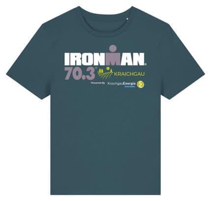 Ironman 70.3 Kraichgau Blau Türkis Damen Kurzarm T-Shirt