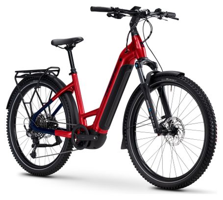 VTC Électrique Haibike Trekking 7 Low Shimano Cues 11V 27.5'' 800Wh Rouge 2025