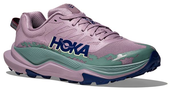 Hoka Torrent 4 Trail Shoes Pink/Green Women's