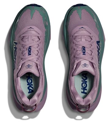 Hoka Torrent 4 Trail Shoes Pink/Green Women's