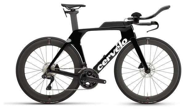 Triatlonfiets Cervélo P-Series Shimano Ultegra Di2 12V 700 mm Zwart