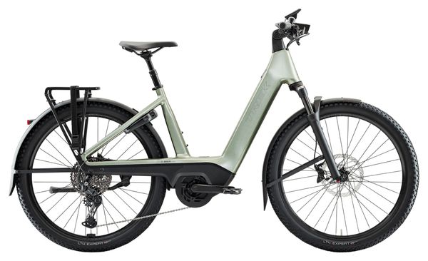 Bicicletta elettrica da città Trek Charter+ 4 Trail Shimano Cues 9V 800Wh 700 mm Verde 2026