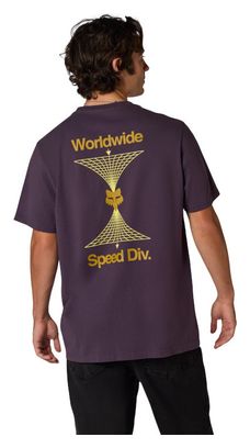 Fox Image Print 195 Original Purple Men's T-Shirt