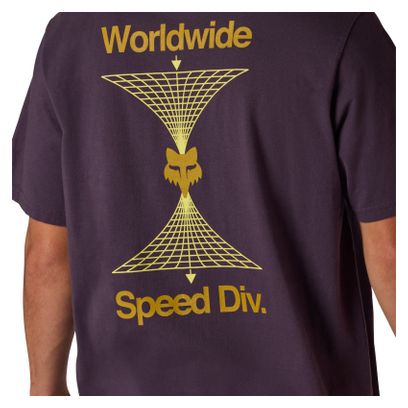 Fox Image Print 195 Original Purple Men's T-Shirt