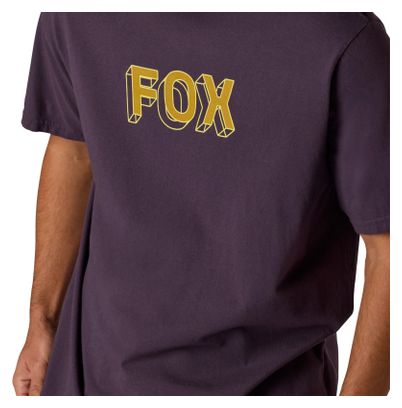 Fox Image Print 195 Original Purple Men's T-Shirt