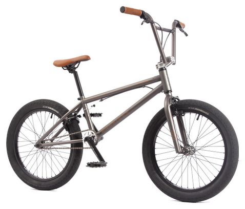 VELO BMX PLASM ADULTE GRIS ANTHRACITE 11 1KG 20 POUCES KHEBIKES