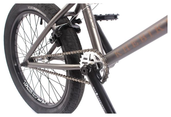 VELO BMX PLASM ADULTE GRIS ANTHRACITE 11 1KG 20 POUCES KHEBIKES