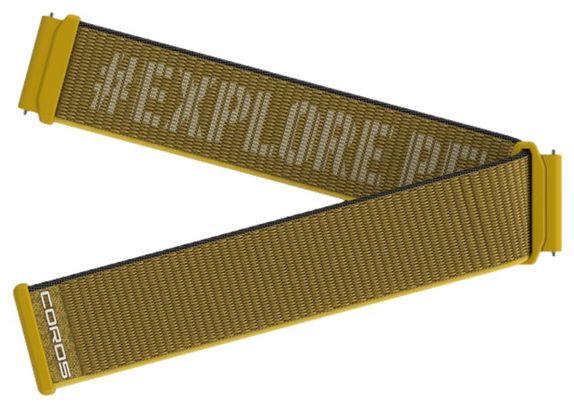 Nylon Strap 22mm COROS Apex 2 Pro Yellow