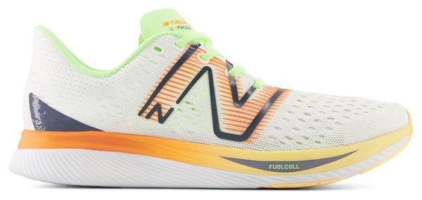 New Balance FuelCell SuperComp Pacer v1 White Orange Women's Running Shoes