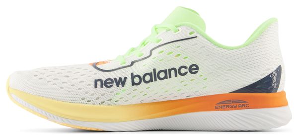 Hardloopschoenen New Balance FuelCell SuperComp Pacer v1 Wit Oranje Dames