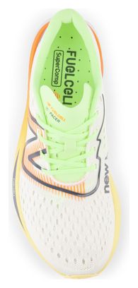 Zapatillas de Running New Balance FuelCell <strong>SuperComp P</strong>acer v1 Blanco Naranja Mujer