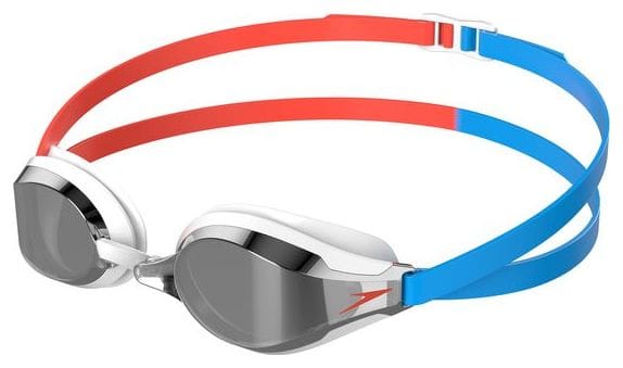 Speedo FS Speedsocket 2 Mirror Swim Goggles Red and Blue