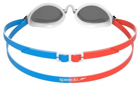 Schwimmbrille Speedo FS Speedsocket 2 Mirror Rot/Blau