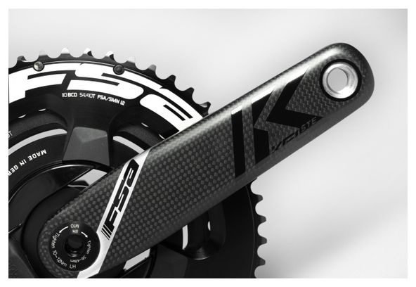 FSA Powerbox K-Force Team Edition 50/34-Tooth 12V Black Crankset