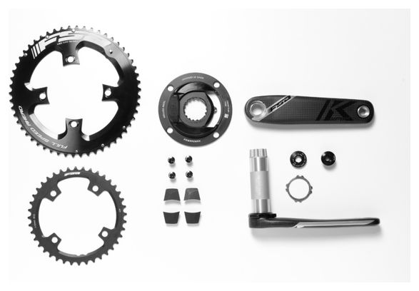 FSA Powerbox K-Force Team Edition 50/34-Tooth 12V Black Crankset