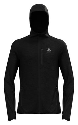 Pull à Capuche Odlo Ascent Performance Wool 125 Noir