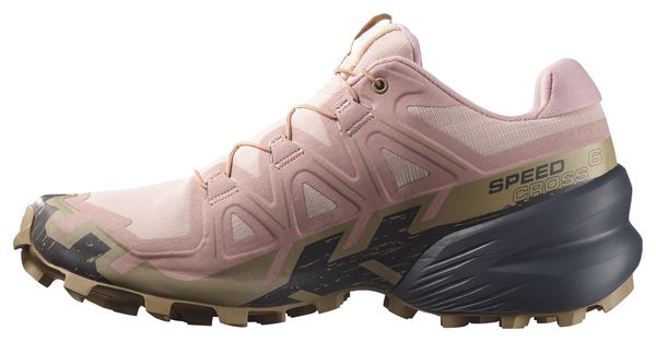 Chaussures Trail Salomon Speedcross 6 Rose/Kaki Femme