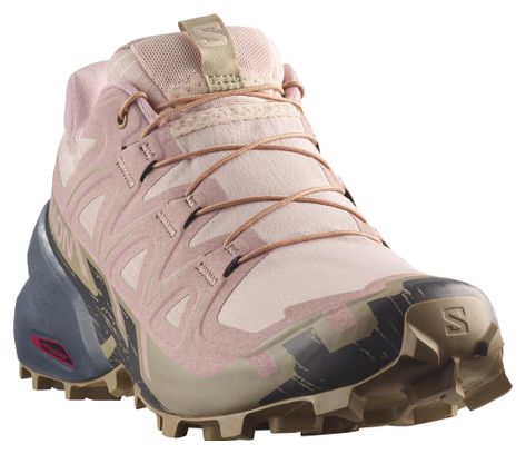 Chaussures Trail Salomon Speedcross 6 Rose/Kaki Femme