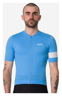 Rapha Core Lightweight Jersey Kurzarm Trikot Blau/Weiß Herren