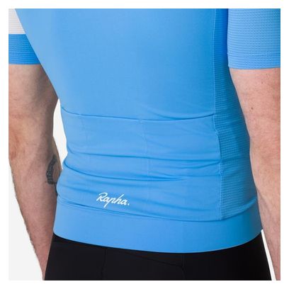 Rapha Core Lightweight Jersey Kurzarm Trikot Blau/Weiß Herren