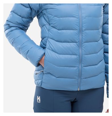 Giacca con cappuccio Millet Evole Down 700 blu da donna