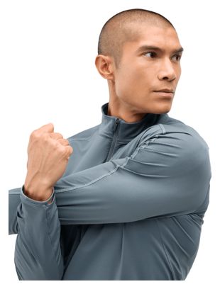 Camiseta con cremallera 1/4 Hoka GlideTech Azul Hombre