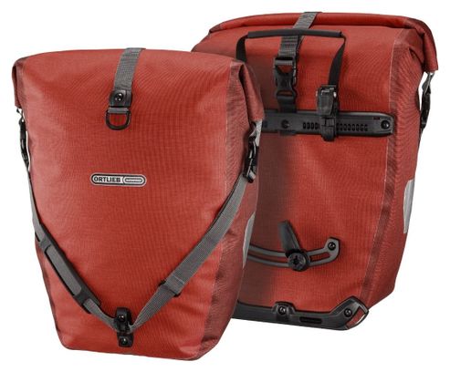 Ortlieb Back-Roller Plus 40L Par de bolsas para bicicleta Salsa Dark Chili Red