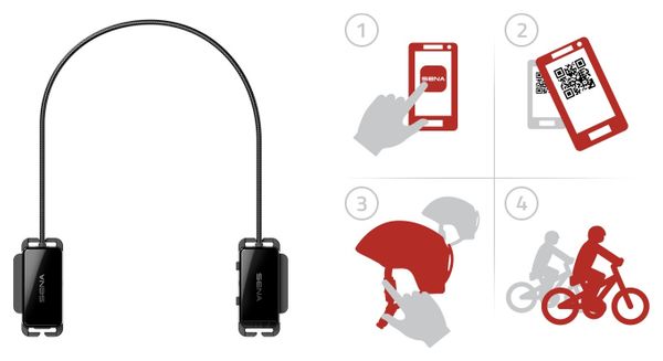 Sena Bluetooth intercomsysteem voor aangesloten helmen