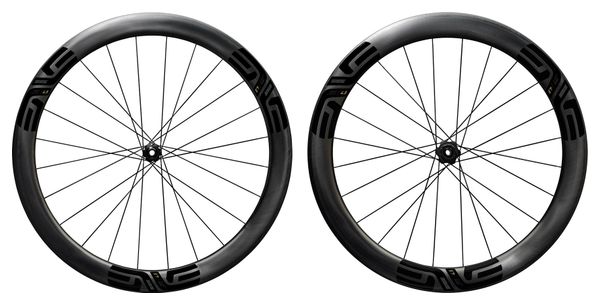 Enve SES 4.5 700 mm Laufradsatz | 12x100 - 12x142 mm | Center Lock | Black Decal