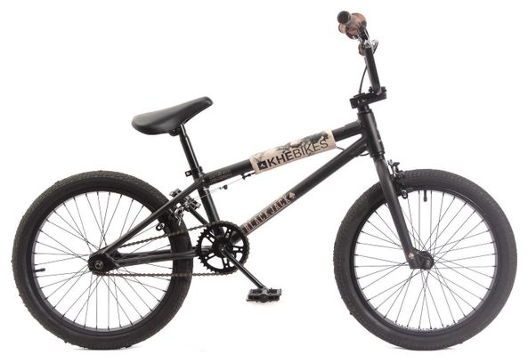 VELO BMX BLACK JACK ENFANTS NOIR 10 2KG 20 POUCES KHEBIKES