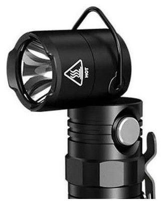 NiteCore lampe de poche MT21C Cree XP-L HD V6 led avec tête inclinable-Noir