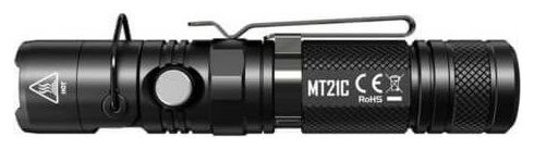 NiteCore lampe de poche MT21C Cree XP-L HD V6 led avec tête inclinable-Noir