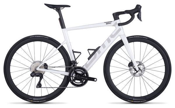 Bicicletta da strada elettrica BMC Teammachine 01 AMP Two Shimano Ultegra Di2 12 V 290 Wh 700 mm Bianco 2027