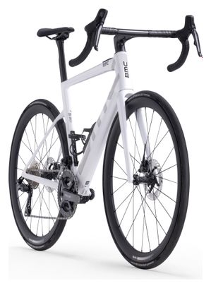 Bicicletta da strada elettrica BMC Teammachine 01 AMP Two Shimano Ultegra Di2 12 V 290 Wh 700 mm Bianco 2027
