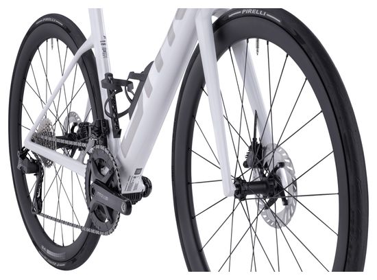 Bicicletta da strada elettrica BMC Teammachine 01 AMP Two Shimano Ultegra Di2 12 V 290 Wh 700 mm Bianco 2027