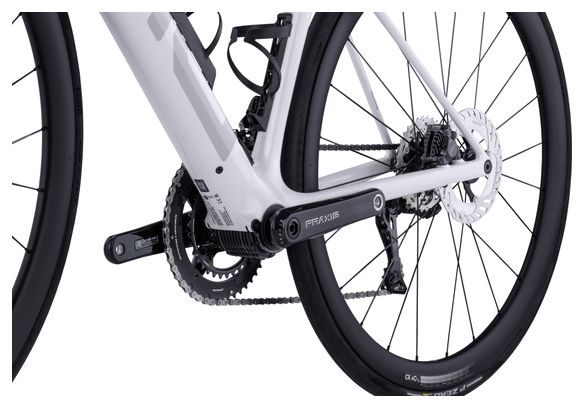 Bicicletta da strada elettrica BMC Teammachine 01 AMP Two Shimano Ultegra Di2 12 V 290 Wh 700 mm Bianco 2027