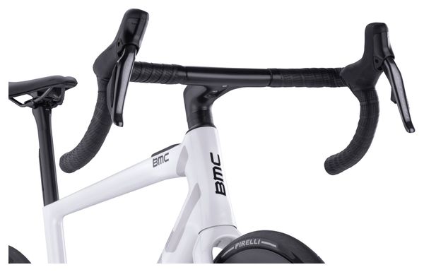 Bicicletta da strada elettrica BMC Teammachine 01 AMP Two Shimano Ultegra Di2 12 V 290 Wh 700 mm Bianco 2027