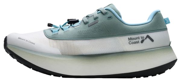 Mount to Coast H1 Everglades Running Shoes, Green/White, Men's