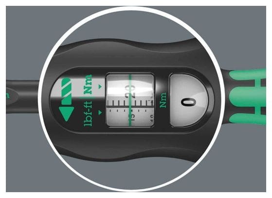 Wera - Clé Dynamométrique à Cliquet Inverseur Click-Torque A5 - 2.5/25Nm