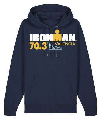 Felpa con cappuccio Ironman 70.3 Valencia French Navy