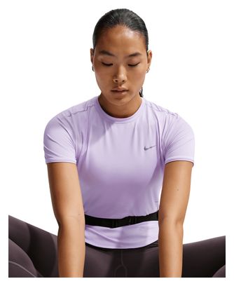Maglia a maniche corte Nike Swift viola da donna