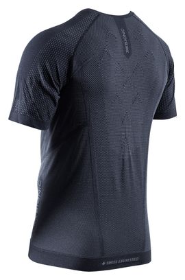 X-Bionic XCeed Run Jersey met korte mouwen Zwart/Grijs Heren