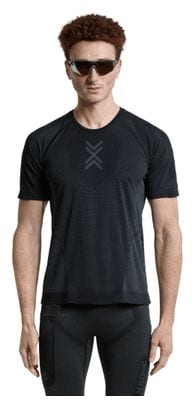 X-Bionic XCeed Run Jersey met korte mouwen Zwart/Grijs Heren