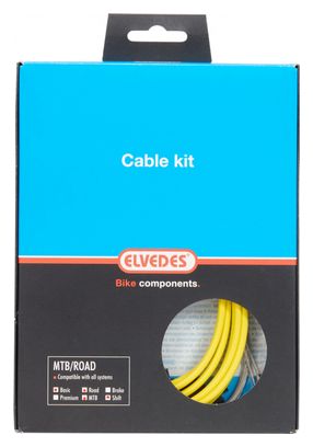 Elvedes Basic Cable Kit Übertragungskabel Gelb
