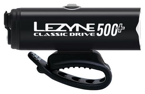 Éclairage Avant Lezyne Classic Drive 500+ Noir